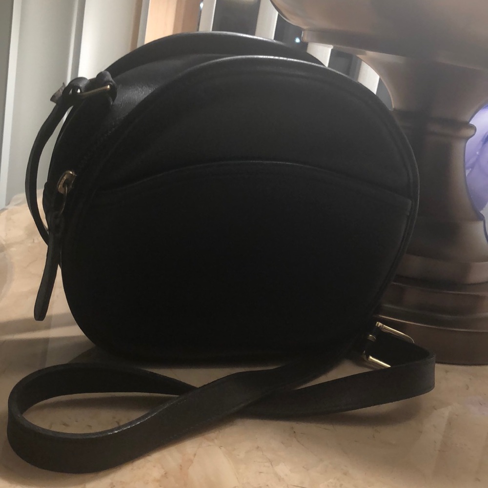 Coach vintage round  black purse.
